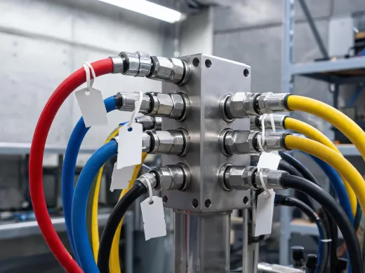 Process plant hose manifold